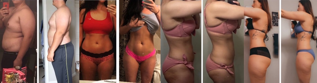 Core Progression Results Before and After Image